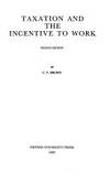 Taxation and the Incentive to Work