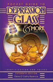 Pocket Guide To Depression Glass  More