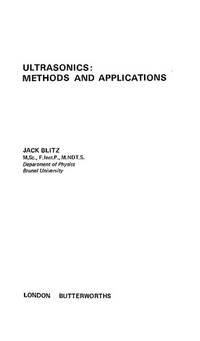 Ultrasonics Methods and Applications
