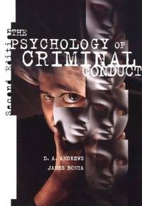 The Psychology of Criminal Conduct de D. A. Andrews; James Bonta - 1998-07