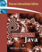 image of Data Structures and Other Objects Using Java