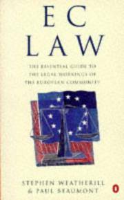 EC Law 2nd Edition: 2nd Edition