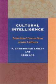 Cultural Intelligence: Individual Interactions Across Cultures (Stanford Business Books (Paperback))