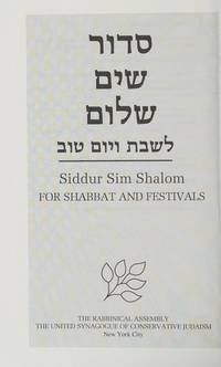 Siddur Sim Shalom for Shabbat and Festivals