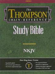 image of Thompson Chain Reference Bible (Style 310black index) - Regular Size NKJV - Genuine Leather