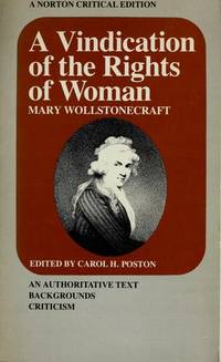 Vindication of the Rights of Woman by Wollstonecraft, Mary