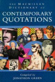 The Macmillan Dictionary of Contemporary Quotations