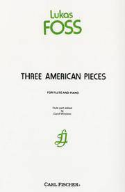 O5192 - Three American Pieces - Flute and Piano