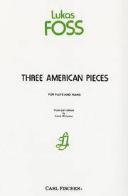 O5192 - Three American Pieces - Flute and Piano (FLUTE TRAVERSIE)