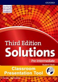 Solutions 3e Pre-intermediate Students Book & Workbook Cpt Access Card Pack