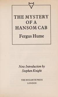image of The Mystery of a Hansom Cab (Gaslight Crime)