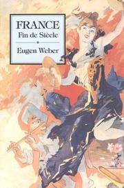 cover of France, Fin de Siecle (Studies in Cultural History)