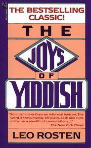 image of Joys of Yiddish