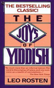 The Joys Of Yiddish