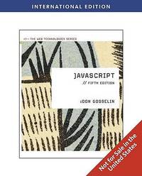 Javascript: The Web Technologies Series