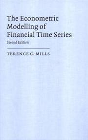 cover of The Econometric Modelling of Financial Time Series