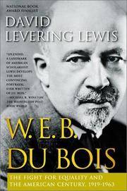 W E B Du Bois, 1919-1963