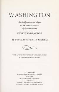 cover of Washington: An Abridgement in One Volume by Richard Harwell of the Seven-Volume George Washington
