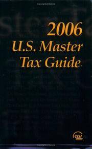 Us Master Tax Guide, 2006