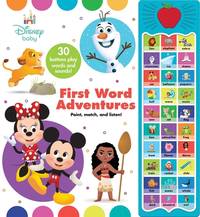 Disney Baby Mickey Mouse, Minnie, Frozen, Moana, and More! - First Word Adventures: Point, Match,...