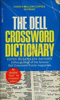 DELL CROSSWORD DICTIONARY,A MUST FOR ALL CROSSWORD SOLVERS..