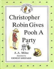 Christopher Robin Gives Pooh a Party de Milne, A. A - 1990-01-01