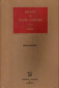 Brady on bank checks