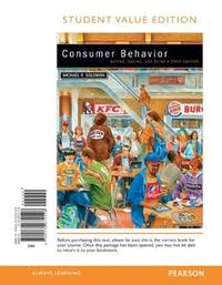 cover of Consumer Behavior: Buying, Having, and Being