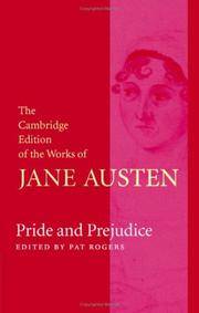 image of Pride and Prejudice (The Cambridge Edition of the Works of Jane Austen)