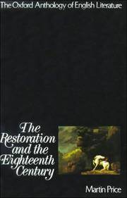 The Restoration and the Eighteenth Century