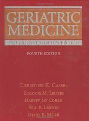 Geriatric Medicine : An Evidence-Based Approach