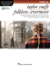 Taylor Swift - Selections from Folklore & Evermore: Viola Play-Along Book with Online Audio...