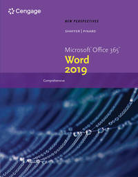 Bundle: New Perspectives Microsoft Office 365 & Word 2019 Comprehensive + MindTap, 1 term...