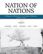 cover of Nation of Nations, Volume 1: To 1877