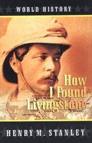 image of How I Found Livingstone