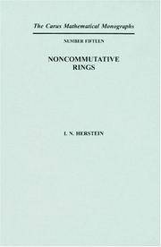 Noncommutative Rings