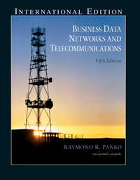 cover of Business Data Networks and Telecommunications