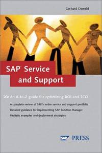 SAP Service and Support by Oswald, Gerhard - 2003-04-01