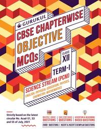 Chapterwise Objective MCQs Science (PCM) Book for CBSE Class 12 Term I Exam