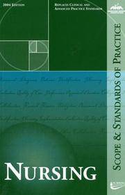 image of Nursing: Scope and Standard of Practice (American Nurses Association)