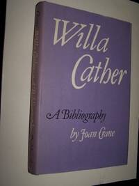 Willa Cather: A Bibliography