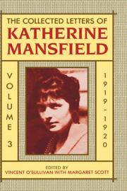 image of The Collected Letters of Katherine Mansfield: Volume III: 1919-1920