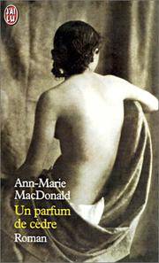 image of UN Parfum De Cedre (French Edition)