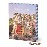 Galison Gray Malin Cinque Terre  1000 Piece Book Puzzle with Dreamy Italian Architecture...