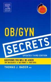 Ob / Gyn Secrets, Updated 3rd Edition