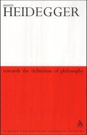 image of Towards the Definition of Philosophy (Continuum Impacts)