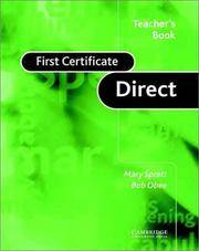 First Certificate Direct Teachers book