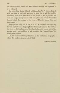 W. A. Criswell: The authorized biography; the story of a courageous and uncompromising Christian leader by Billy Keith - 1973-01-01