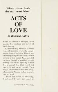 Acts of Love de Roberta Latow - 1995-03