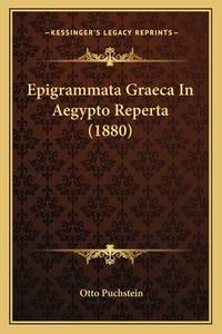 Epigrammata Graeca in Aegypto Reperta (1880)